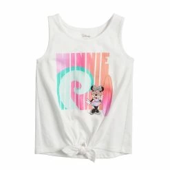 Alternative view of Toddler Girl Disney Minnie Mouse Tie Front Graphic Tank Top by Jumping Beans®