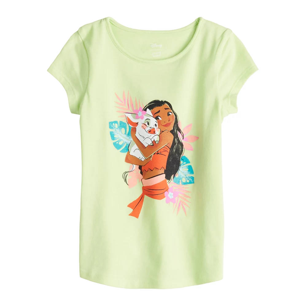 Girls 4-12 Disney Moana Adaptive Abdominal Access, Sensory, & Easy Dressing Moana & Pua Double Layer Graphic Tee by Jumping Beans® 1 Girls 4-12 Disney Moana Adaptive Abdominal Access, Sensory, & Easy Dressing Moana & Pua Double Layer Graphic Tee by Jumping Beans®