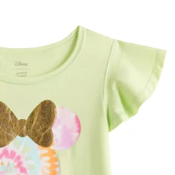 Alternative view of Disney's Minnie Mouse Girls 4-12 Adaptive Sensory Friendly Flutter Sleeve Graphic Tee by Jumping Beans®