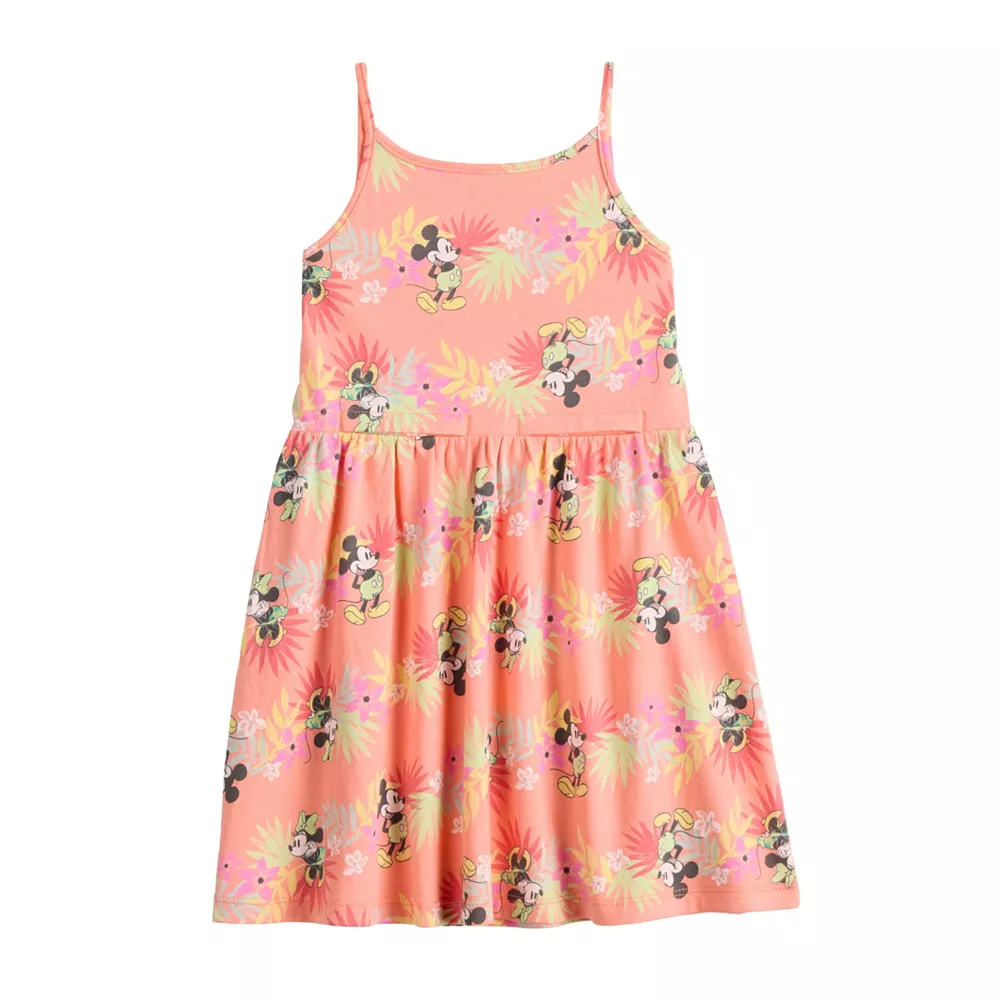 Toddler Girl Disney Mickey Mouse Tropical Print Adaptive Sensory, Easy Dressing, & Abdominal Access Tank Top Skater Dress by Jumping Beans® 1 Toddler Girl Disney Mickey Mouse Tropical Print Adaptive Sensory, Easy Dressing, & Abdominal Access Tank Top Skater Dress by Jumping Beans®