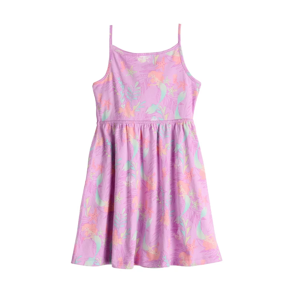 Toddler Girl Disney The Little Mermaid Adaptive Sensory Tank Top Skater Dress by Jumping Beans® 2 Toddler Girl Disney The Little Mermaid Adaptive Sensory Tank Top Skater Dress by Jumping Beans® - Image 2