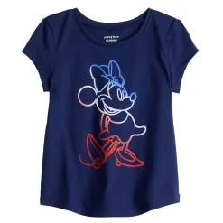 Alternative view of Disney's Minnie Mouse Girls Toddler Americana Tee by Jumping Beans®