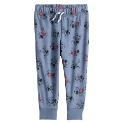 Toddler Boy Disney Farmer Mickey Mouse Print French Terry Jogger Pants by Jumping Beans®