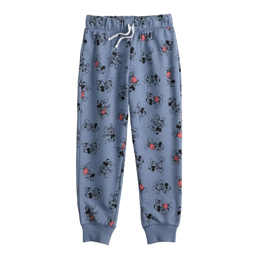 Boys 4-8 Disney Mickey Mouse Print French Terry Jogger Pants by Jumping Beans® 1 Boys 4-8 Disney Mickey Mouse Print French Terry Jogger Pants by Jumping Beans®
