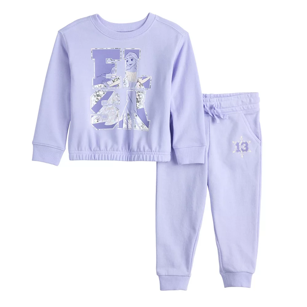 Disney's Frozen Girls 4-12 Top & Jogger Set by Jumping Beans® 1 Disney's Frozen Girls 4-12 Top & Jogger Set by Jumping Beans®