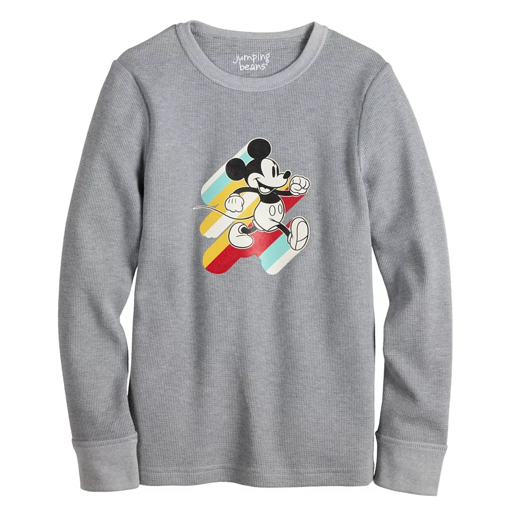 Toddler Boy Disney Mickey Mouse Adaptive Long Sleeve Thermal Graphic Tee by Jumping Beans® 1 Toddler Boy Disney Mickey Mouse Adaptive Long Sleeve Thermal Graphic Tee by Jumping Beans®