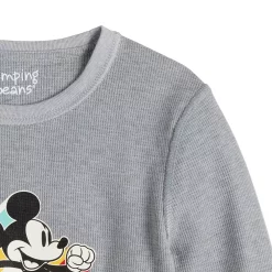 Alternative view of Toddler Boy Disney Mickey Mouse Adaptive Long Sleeve Thermal Graphic Tee by Jumping Beans®