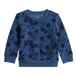 Kids 4-12 Disney Mickey Mouse Adaptive Easy Dressing, Sensory Friendly, & Abdominal Access Sweatshirt by Jumping Beans®