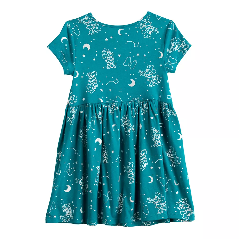 Toddler Girl Disney Minnie Mouse Celestial Print Core Knit Dress by Jumping Beans® 2 Toddler Girl Disney Minnie Mouse Celestial Print Core Knit Dress by Jumping Beans® - Image 2