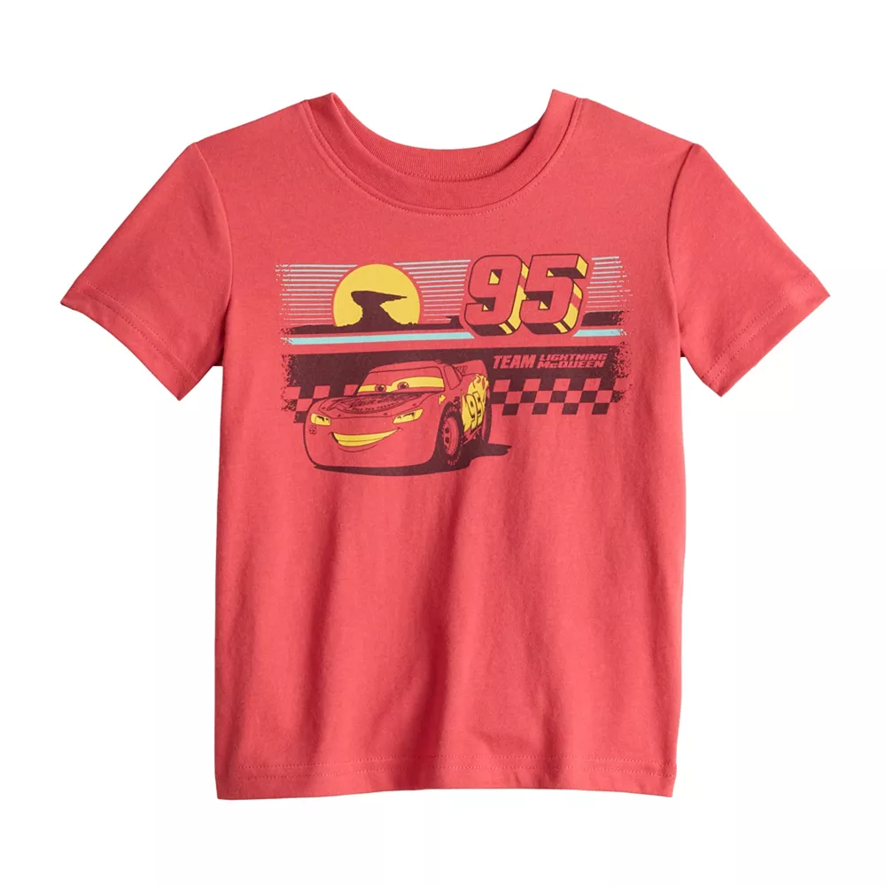 Toddler Boy Disney / Pixar Cars Lightning McQueen Short Sleeve Graphic Tee by Jumping Beans® 1 Toddler Boy Disney / Pixar Cars Lightning McQueen Short Sleeve Graphic Tee by Jumping Beans®