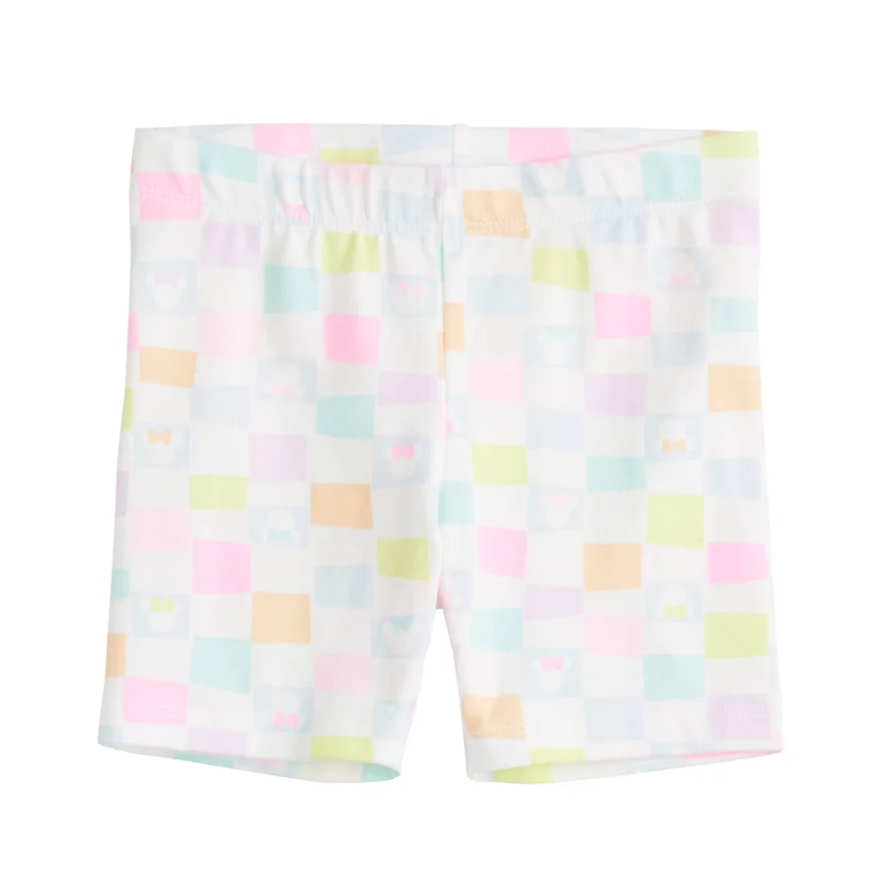 Disney's Minnie Mouse Toddler Girl Checker Bike Shorts by Jumping Beans® 1 Disney's Minnie Mouse Toddler Girl Checker Bike Shorts by Jumping Beans®