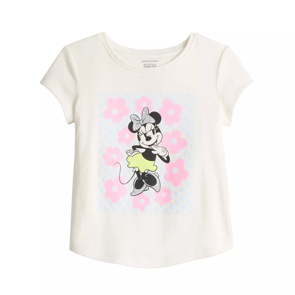 Disney's Minnie Mouse Toddler Girl Shirttail Tee by Jumping Beans® 1 Disney's Minnie Mouse Toddler Girl Shirttail Tee by Jumping Beans®