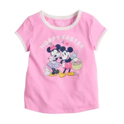 Disney's Minnie Mouse Girls 4-12 "Hoppy Easter" Ringer Tee by Jumping Beans®