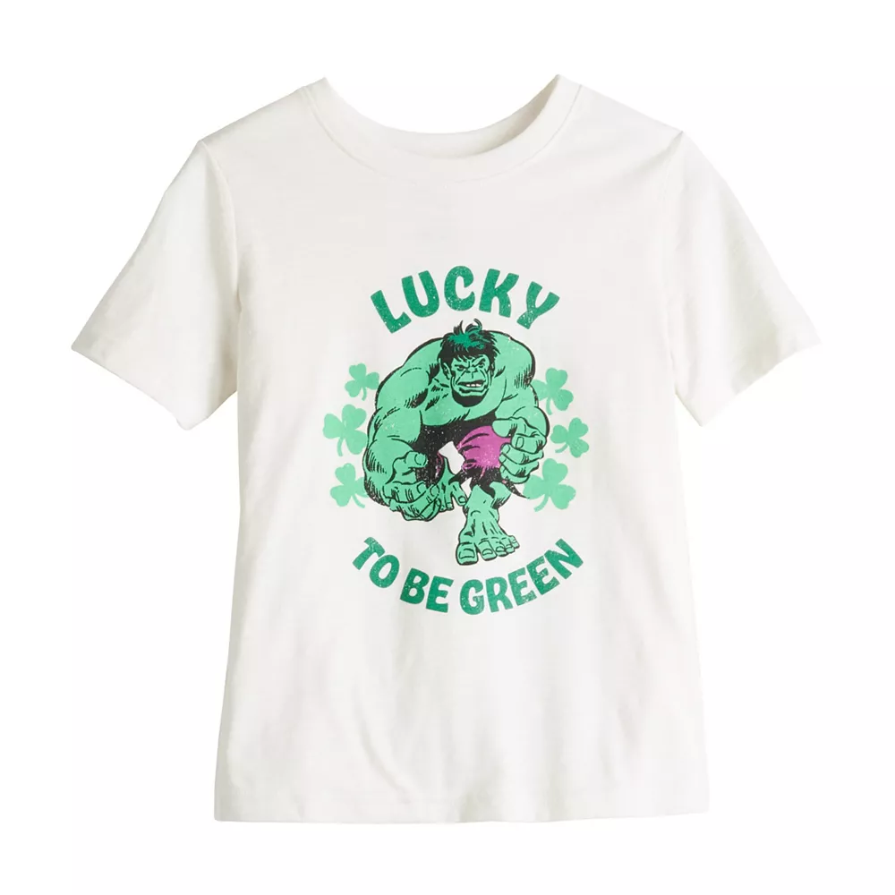 Boys 4-12 Jumping Beans® The Incredible Hulk St. Patrick's Day Graphic Tee 1 Boys 4-12 Jumping Beans® The Incredible Hulk St. Patrick's Day Graphic Tee