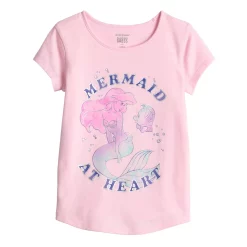 Toddler Girl Jumping Beans® "Mermaid At Heart" Adaptive Double Layer Tee