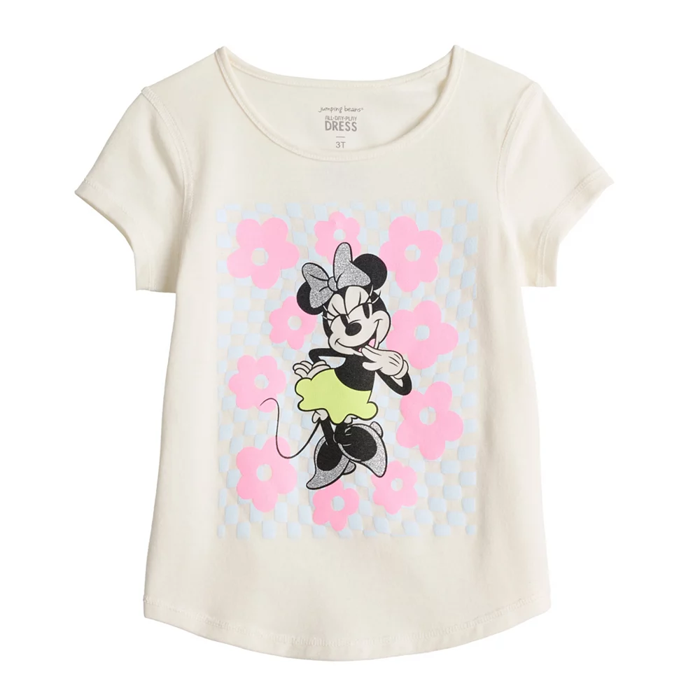 Disney's Minnie Mouse Toddler Girl Adaptive Tee by Jumping Beans® 1 Disney's Minnie Mouse Toddler Girl Adaptive Tee by Jumping Beans®