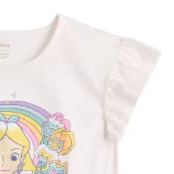 Alternative view of Disney's Alice in Wonderland Toddler Girl Adaptive Flutter Graphic Tee by Jumping Beans®