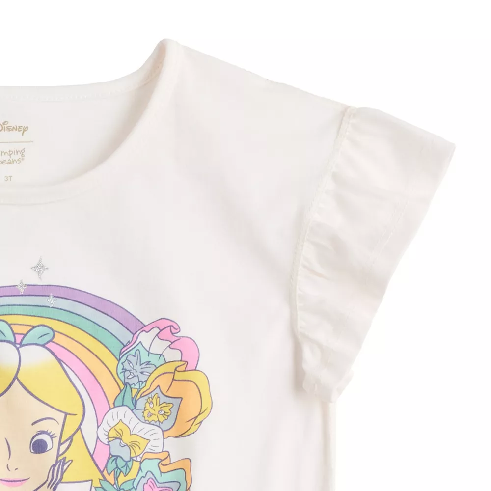 Disney's Alice in Wonderland Toddler Girl Adaptive Flutter Graphic Tee by Jumping Beans® 2 Disney's Alice in Wonderland Toddler Girl Adaptive Flutter Graphic Tee by Jumping Beans® - Image 2