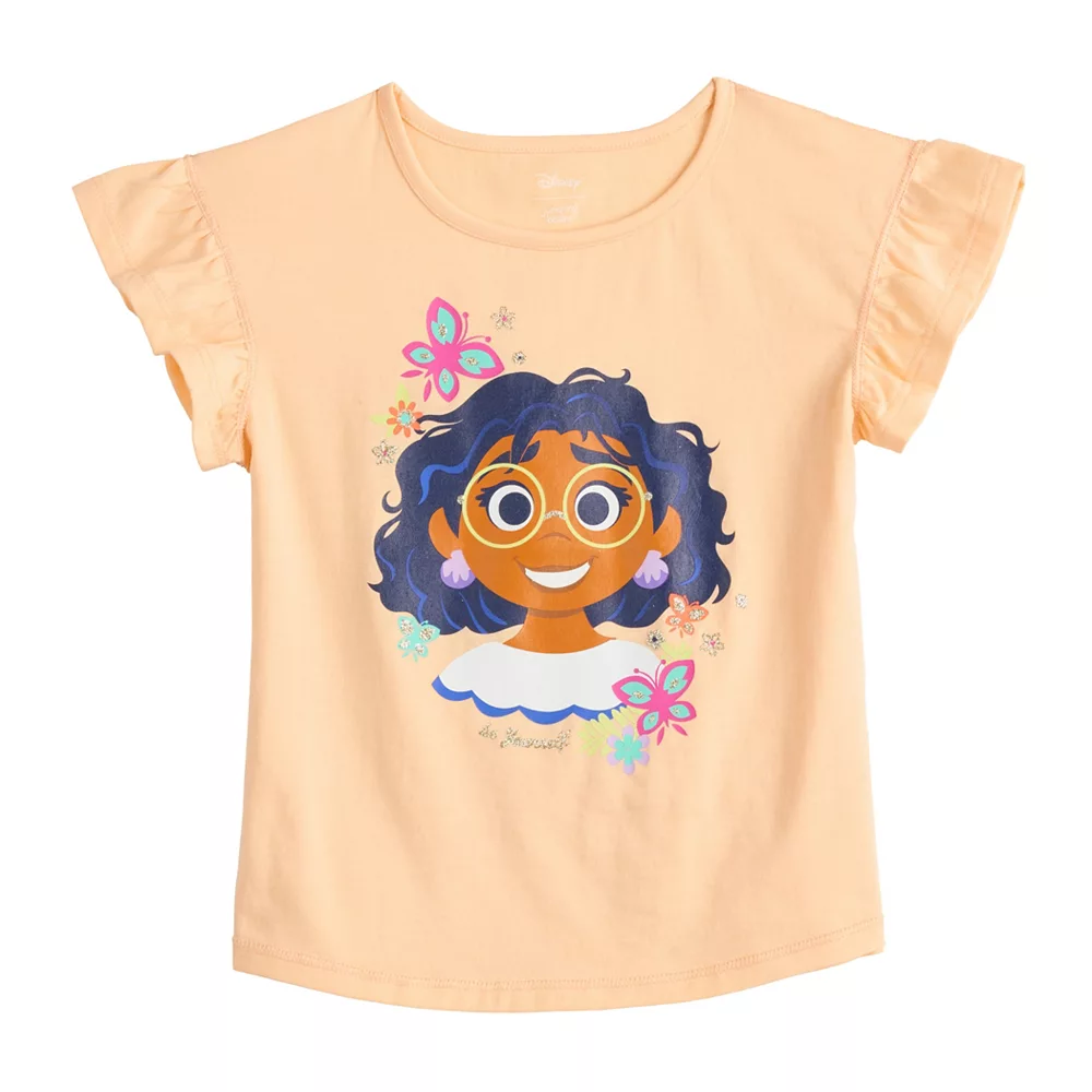 Disney's Encanto Mirabel Toddler Girl Adaptive Flutter Graphic Tee by Jumping Beans® 1 Disney's Encanto Mirabel Toddler Girl Adaptive Flutter Graphic Tee by Jumping Beans®