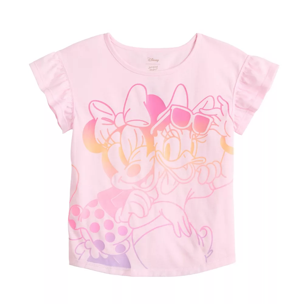 Disney's Minnie Mouse Toddler Girl Adaptive Flutter Graphic Tee by Jumping Beans® 1 Disney's Minnie Mouse Toddler Girl Adaptive Flutter Graphic Tee by Jumping Beans®