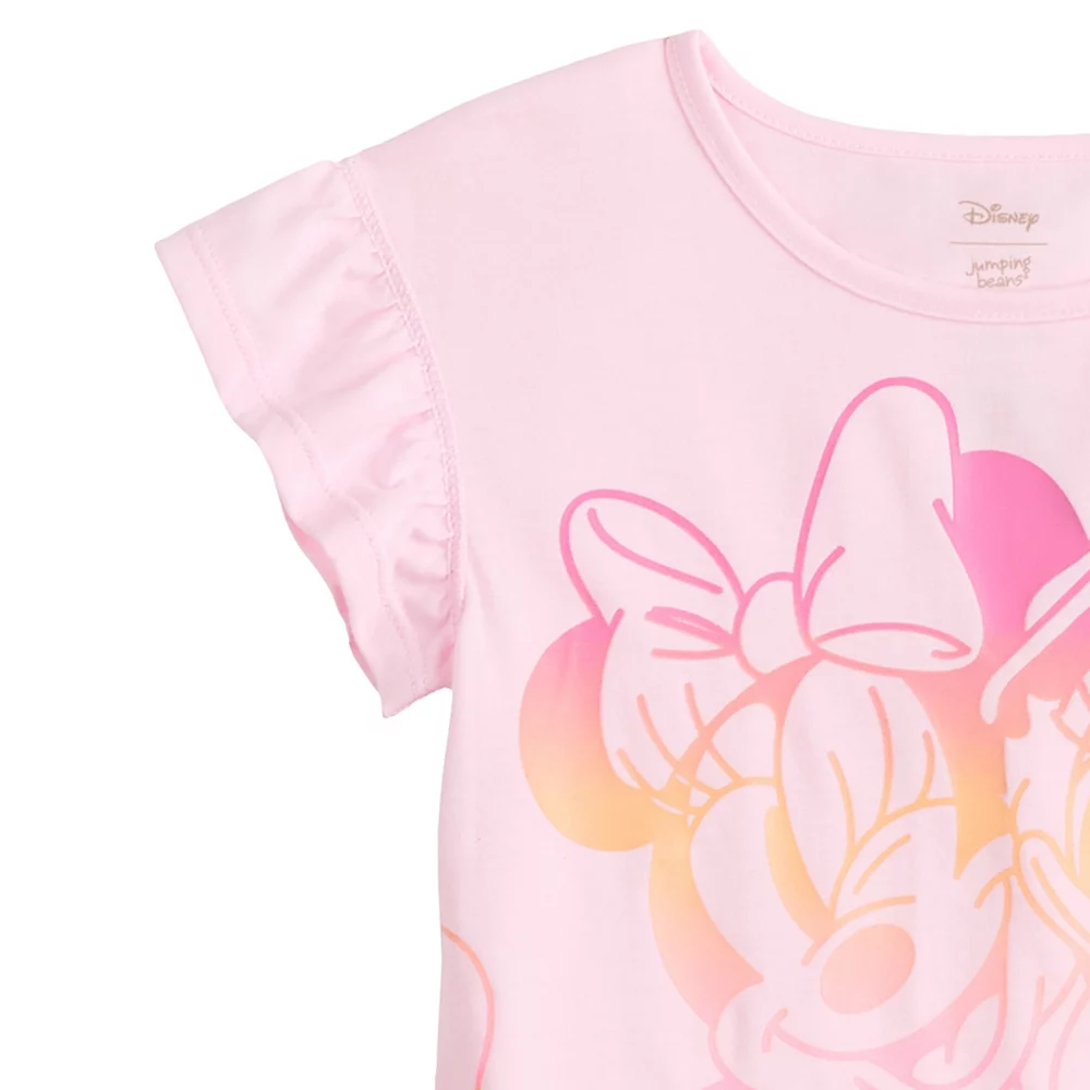 Disney's Minnie Mouse Toddler Girl Adaptive Flutter Graphic Tee by Jumping Beans® 2 Disney's Minnie Mouse Toddler Girl Adaptive Flutter Graphic Tee by Jumping Beans® - Image 2