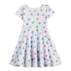 Disney's Mickey Mouse Toddler Girl Icons Adaptive Hi Low Skater Dress