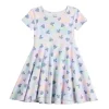 Disney's Minnie Mouse Toddler Girl Tie Dye Adaptive Hi-Low Skater Dress by Jumping Beans®