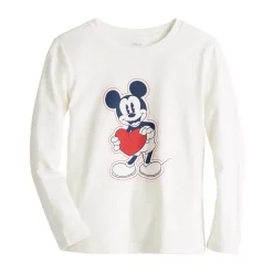 Disney's Mickey Mouse Boys 4-12 Heart Long Sleeve Graphic Tee by Jumping Beans®