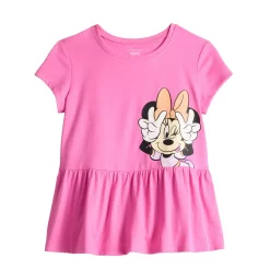 Disney's Minnie Mouse Girls 4-12 Peplum-Hem Tee by Jumping Beans®